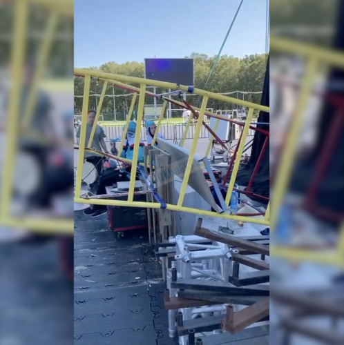 Металлическая конструкция упала на ребенка из Охи во время празднования Дня города в Южно-Сахалинске
