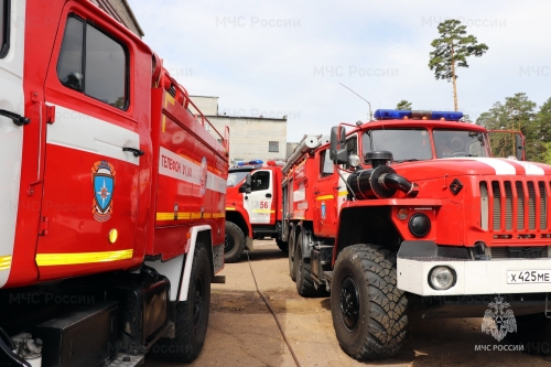 Пожарные ликвидировали возгорание в Охе