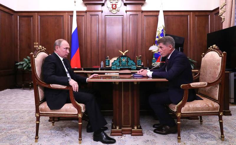 Президент России в беседе с губернатором Сахалинской области оценил перспективы строительства моста между Сахалином и материком