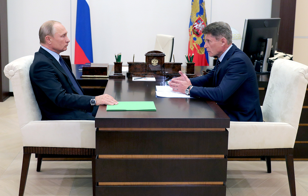 Путин назначил Кожемяко врио губернатора Приморского края
