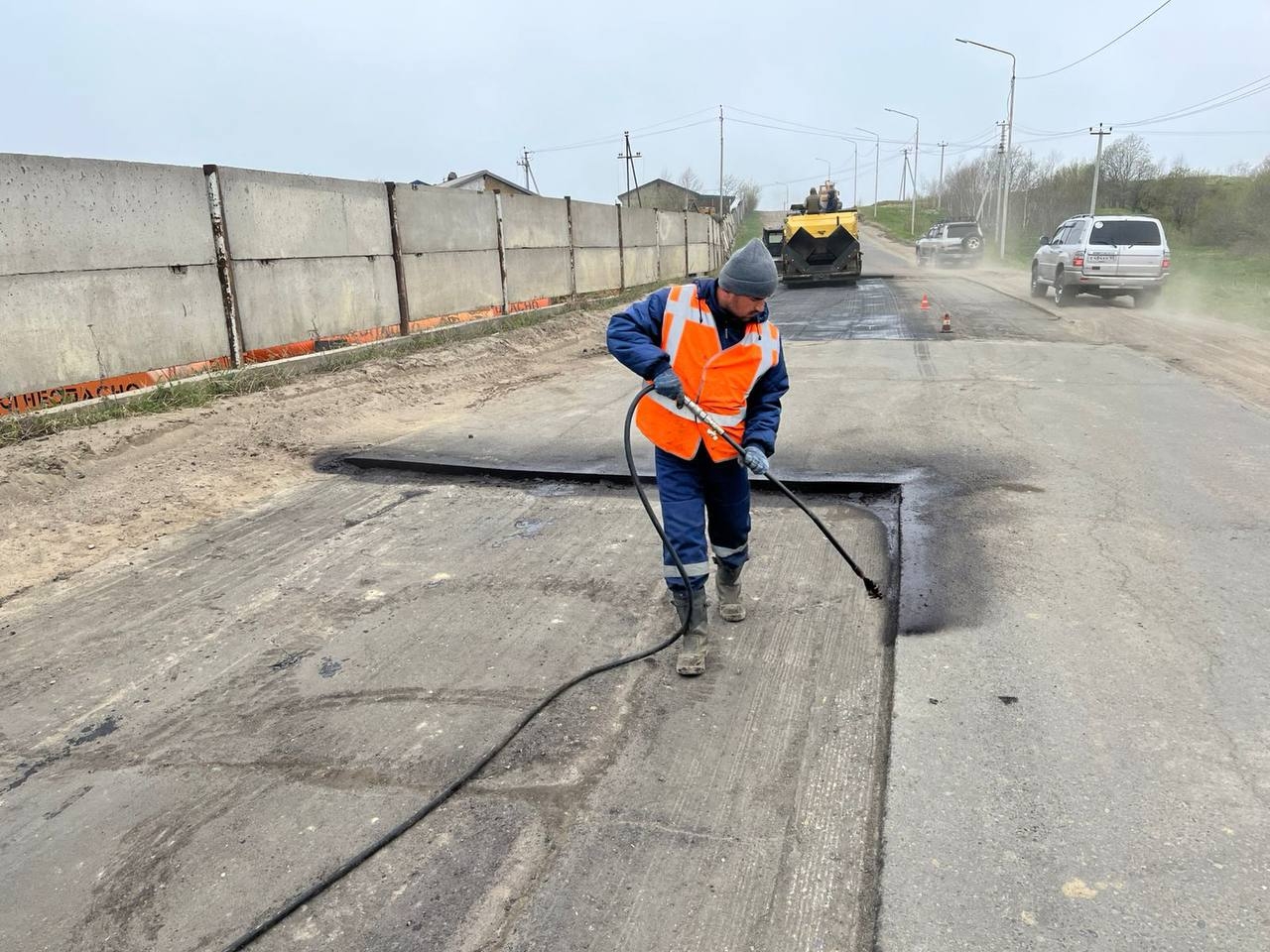 Охинский район в аутсайдерах по ямочному ремонту в области