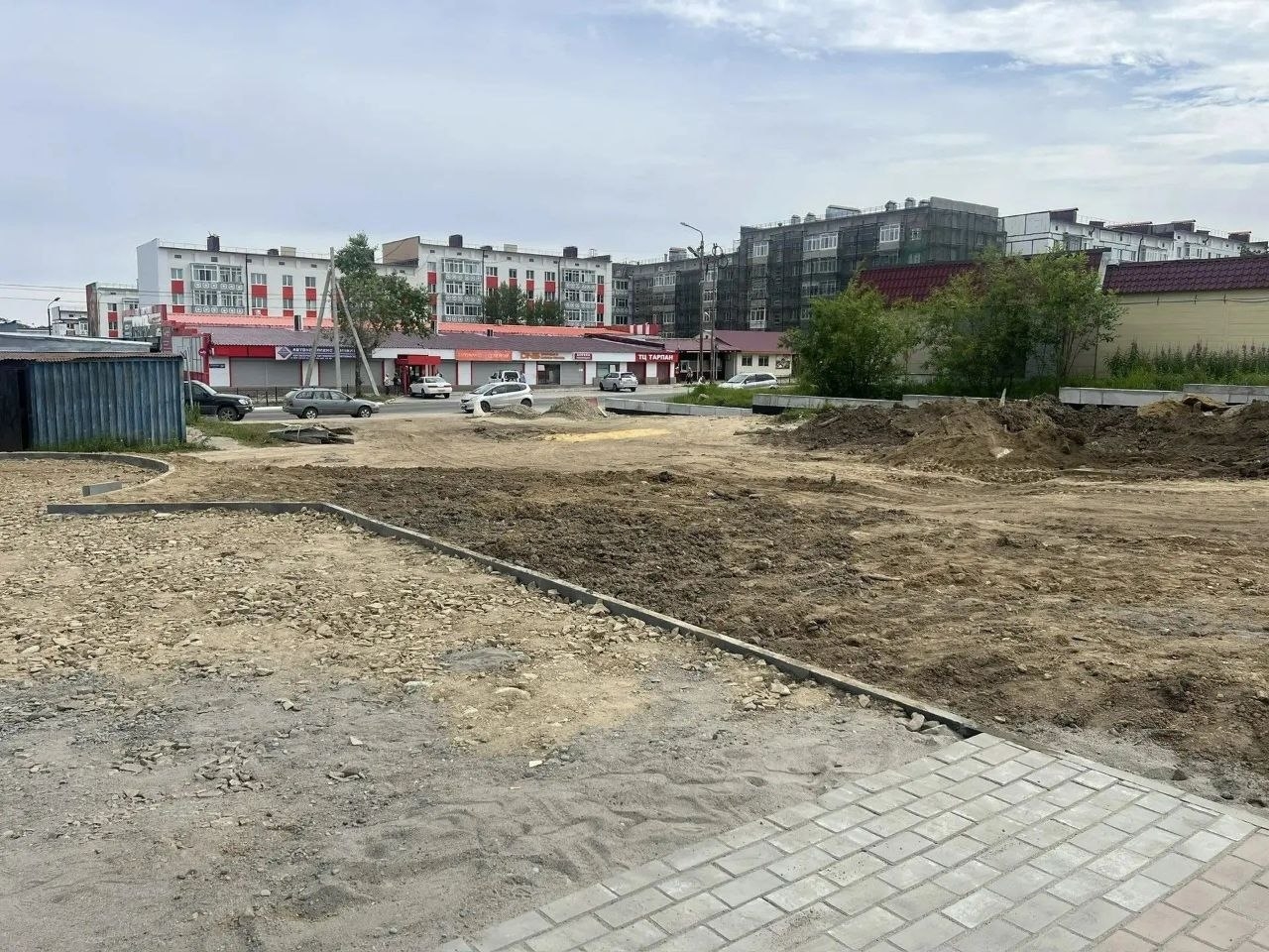 Первый этап строительства Аллеи Славы в Охе завершат к концу сентября