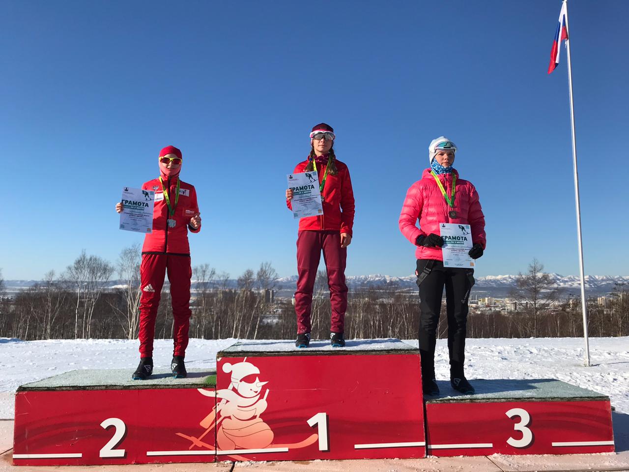 Охинские спортсмены приняли участие в Первенстве Сахалинской области по лыжным гонкам