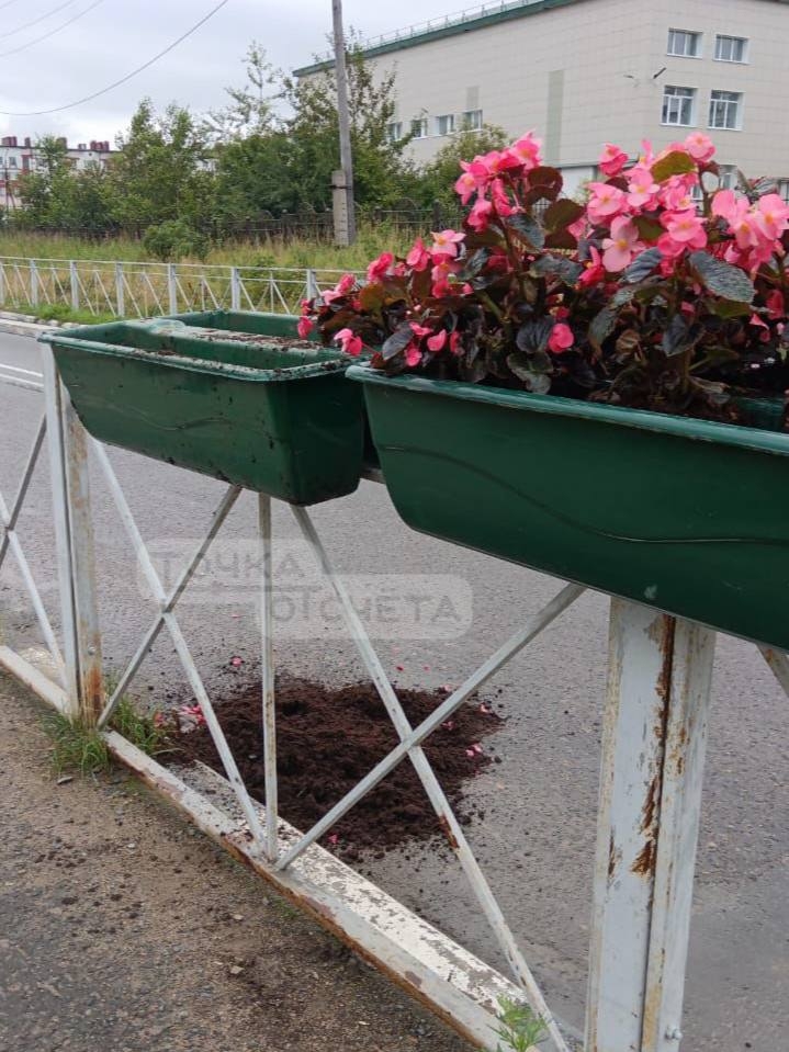 В Охе зафиксирован новый акт вандализма
