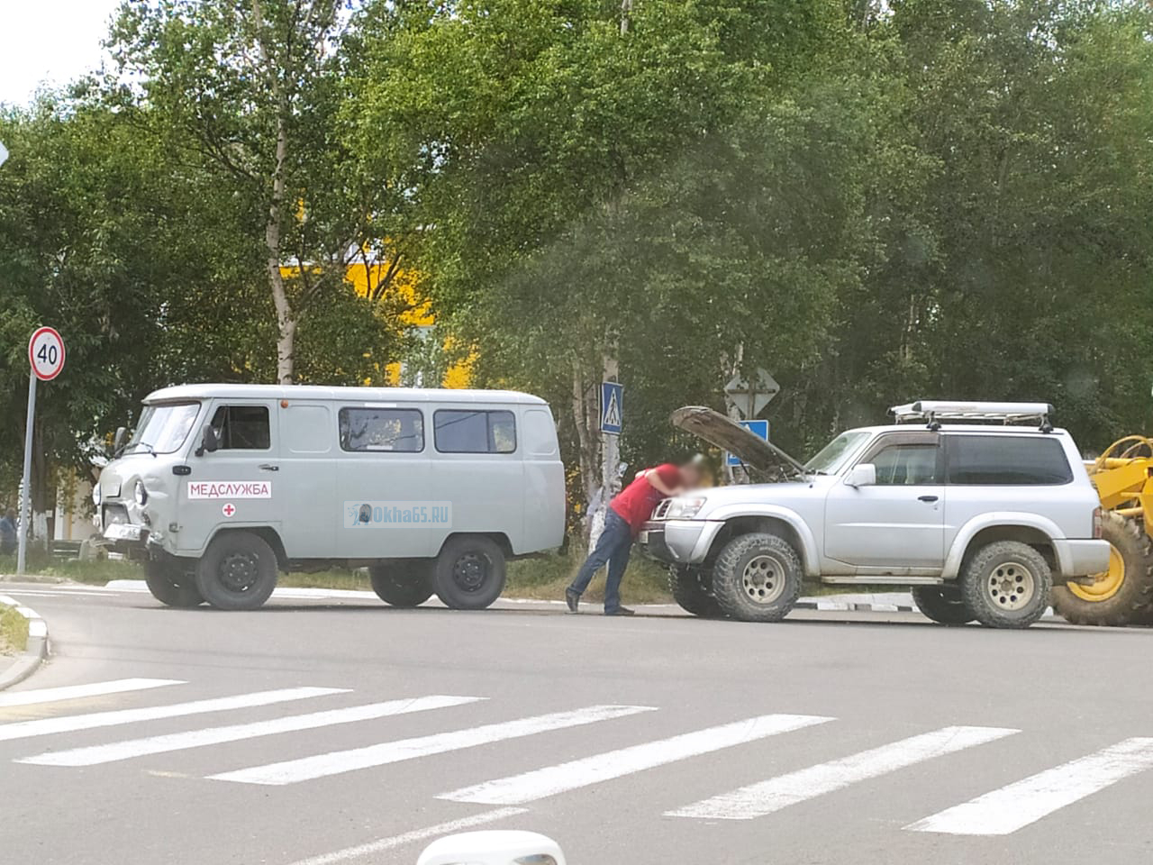 На перекрестке улиц Блюхера и Советская снова произошло ДТП