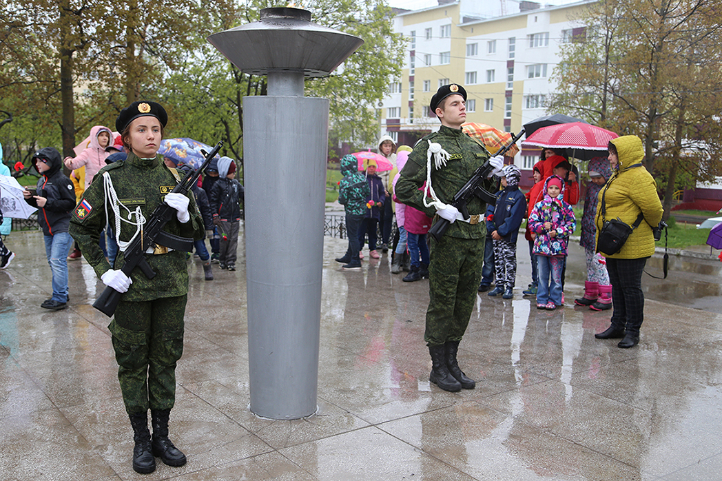 В Охе в День памяти и скорби вспомнили погибших в Великой Отечественной войне