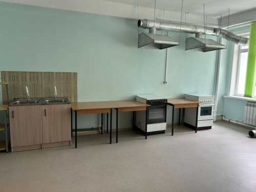 В Охе в школе № 1 модернизирован кабинет труда