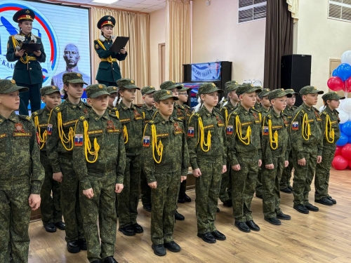 В школе №7 имени Д. М. Карбышева открыт первый кадетский класс