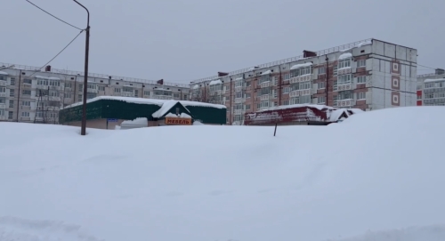 Дороги, дворы и такси: как Оха переживает последствия снежного циклона