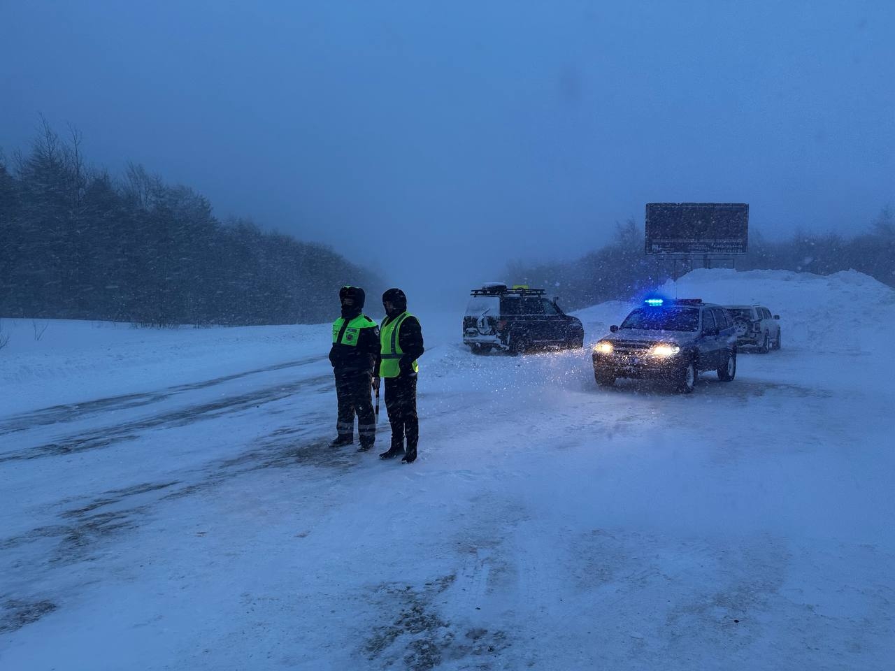 Ограничено движение автобусов по маршруту Оха &mdash; Ноглики