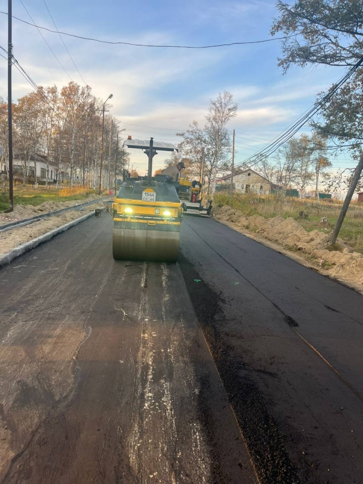 В Тунгоре завершается капитальный ремонт дороги по улице Ленина