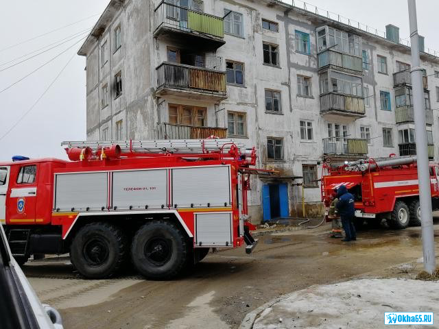 В одной из квартир по улице Дзержинского произошел пожар