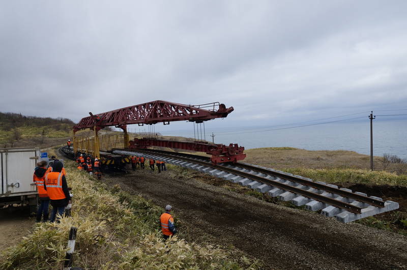 На Сахалине приступили к заключительному этапу перешивки железной дороги на общероссийский стандарт