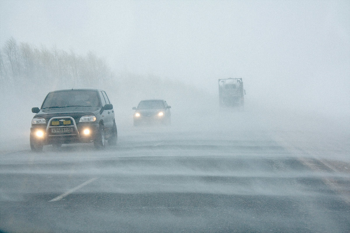 Автодорога из Охи в Москальво снова закрыта из-за плохих погодных условий