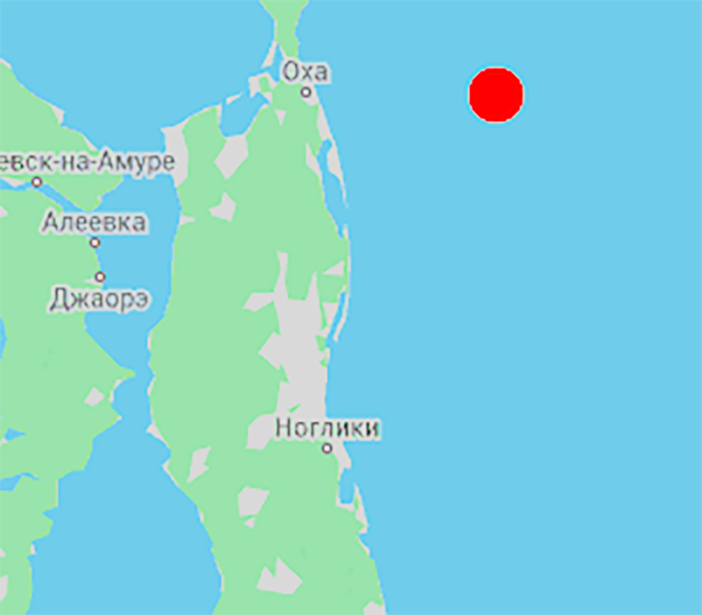 Небольшое землетрясение произошло на севере Сахалина