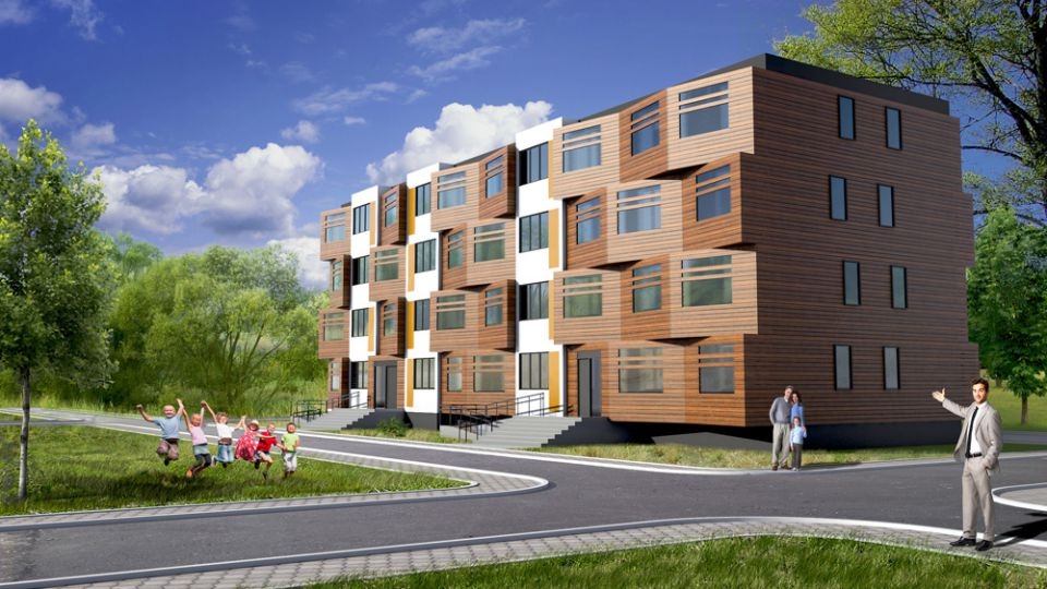 В Охе планируют построить многоквартирные модульные жилые дома