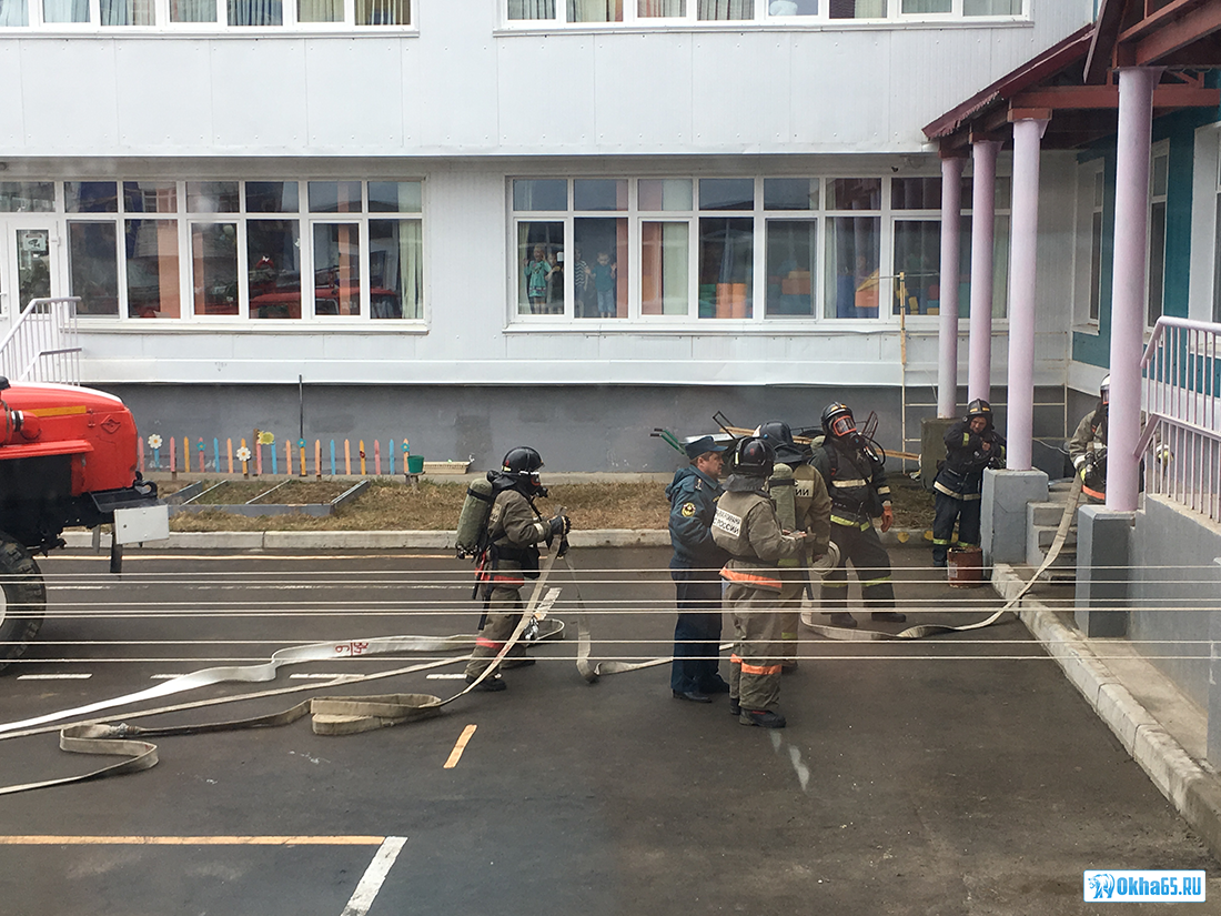 В детском саду "Родничок" прошли плановые учения с сотрудниками пожарной охраны