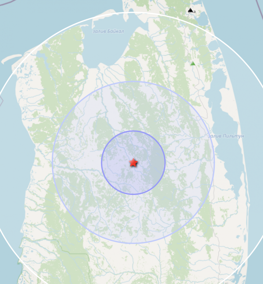 Второе землетрясение за ночь произошло на севере Сахалина