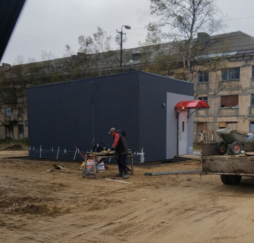 В Тунгоре идет возведение нового здания почтового отделения