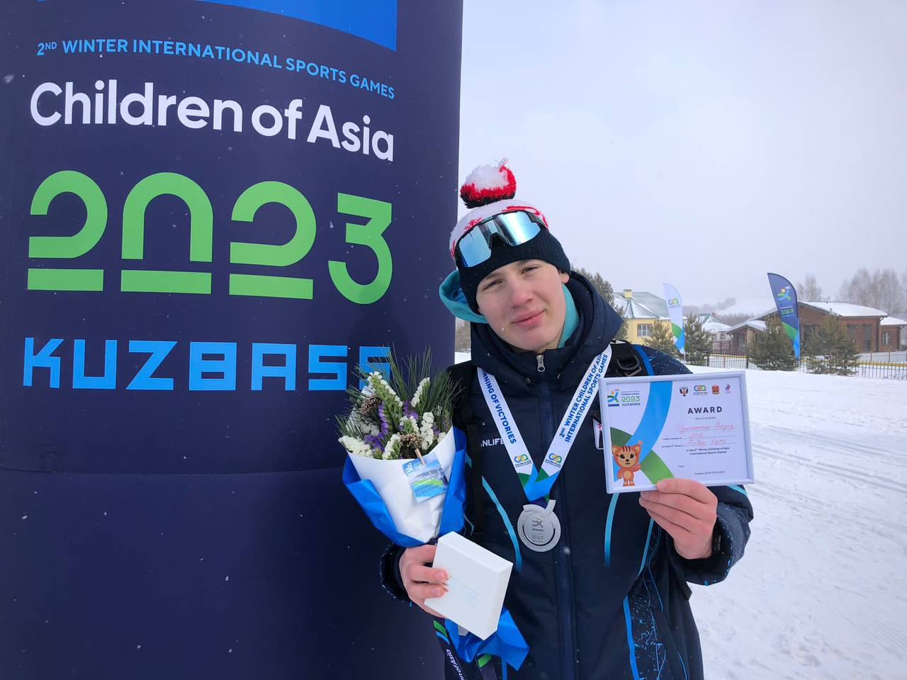 Охинский лыжник стал призером международных игр "Дети Азии"