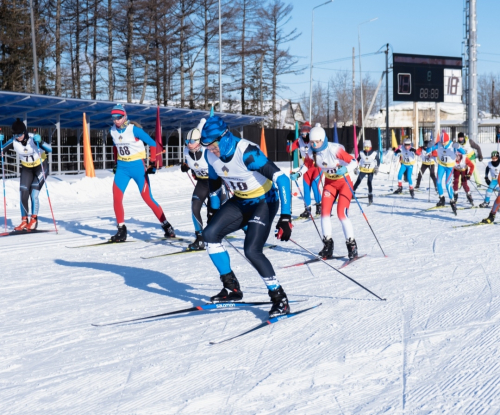 Свыше ста охинских спортсменов вышли на старт "Лыжни России"