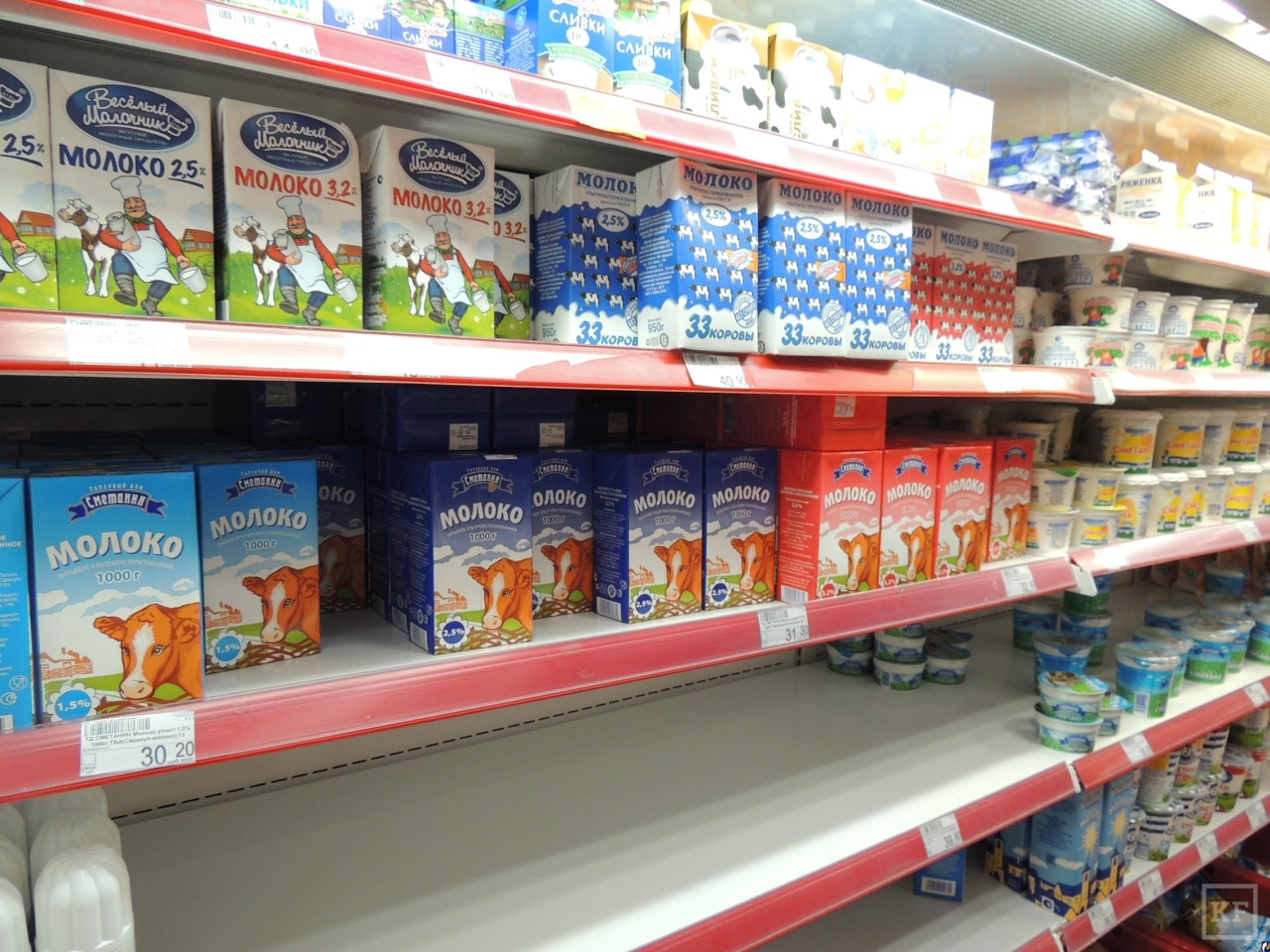 В социальных магазинах Охи упали цены на говядину и молоко