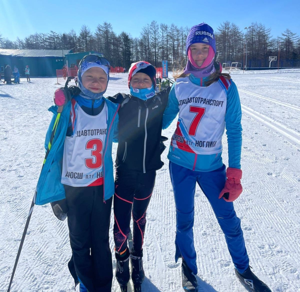 Шесть медалей привезли охинские лыжники с областного первенства