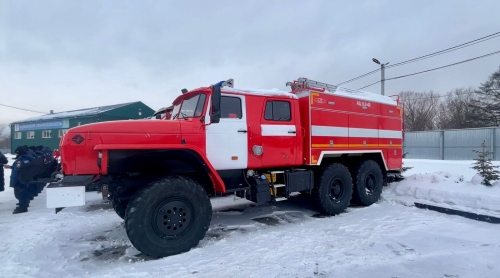 Автопарк Тунгорской пожарно-спасательной части пополнит новый «Урал»