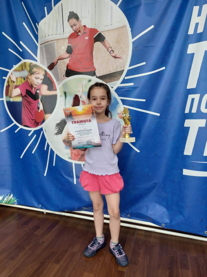 Юная охинская теннисистка обыграла всех своих соперниц на турнире в Южно-Сахалинске