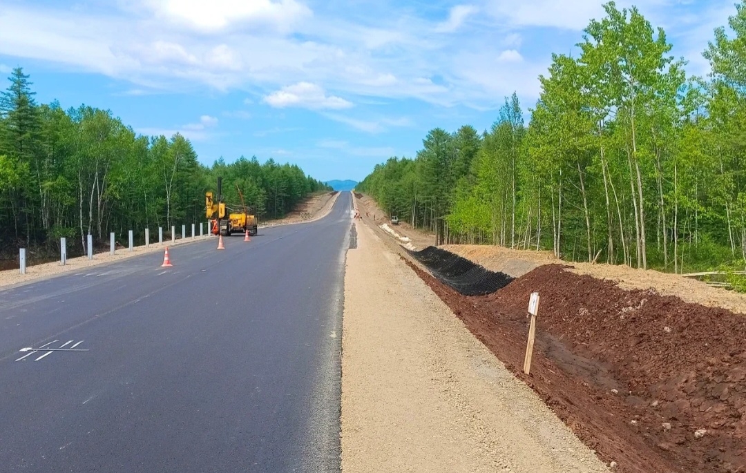 На трассе Южно-Сахалинск – Оха сокращается количество грунтовых разрывов