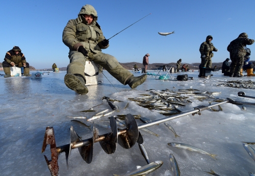 Впервые в соревнованиях по подледному лову «Народная рыбалка» смогут посостязаться трудовые коллективы Охи